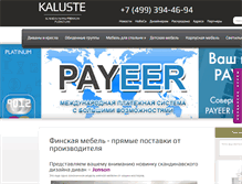 Tablet Screenshot of kaluste.ru